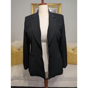 Kasper Women's Black Two-Button Blazer